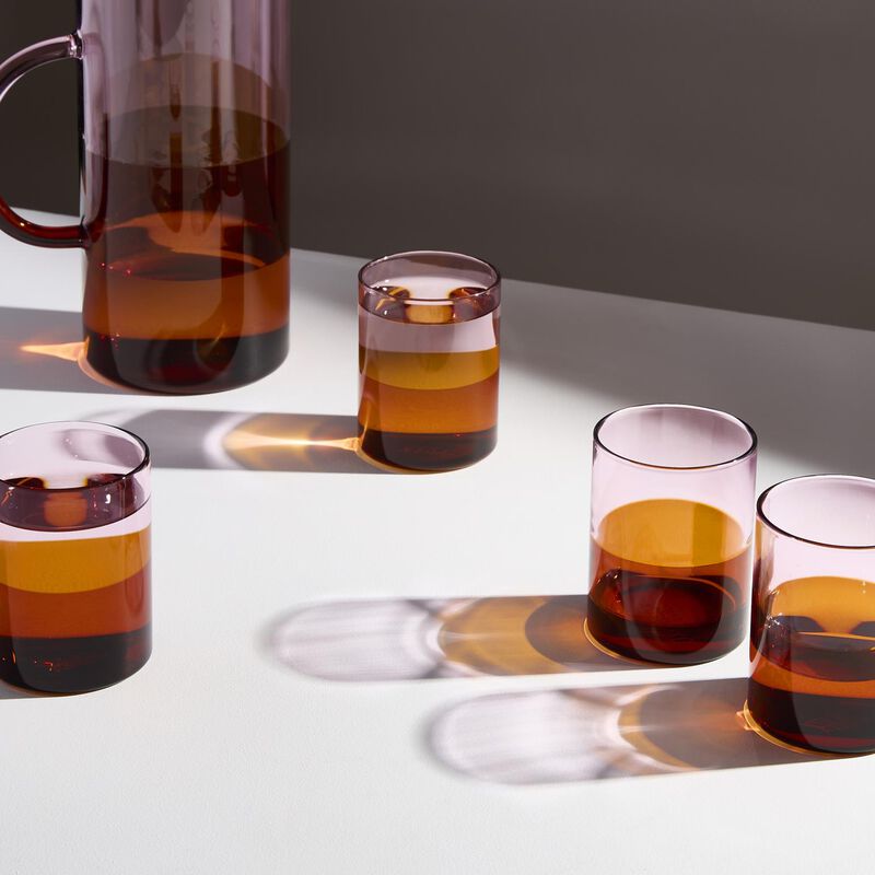 FAZEEK Two Tone Glasses - Set of 4 image number 1